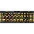 Spain Flag Dark Wood K95 RGB PLATINUM Mechanical Gaming Keyboard Skin